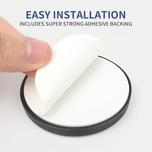10 Pack 2.36inch Safety Reflectors White Round Self-Adhesive Reflector - Image 5