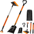 ZONETECH Extendable Snow Squeegee, Ice Scraper and Shovel 42" Lenght- Rotating by ZONETECH