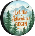 Spare Tire Cover Adventure Wheel Covers Weatherproof Universal Wheel Protectors by Unknown