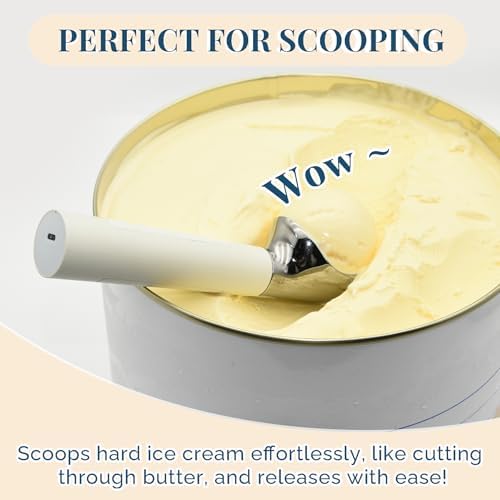 Heated Ice Cream Scoop Rechargeable, Electric Warming Ice Cream Scooper - Image 5