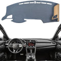 Dashboard Cover Dash Mat Fit for Ho-nda Civic 2021-2016, Car Dash Board Mat by KEYOOG