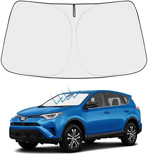 Proadsy Custom Fit 2013-2018 Toyota RAV4 Windshield Sun Shade, Blocks Heat by Proadsy