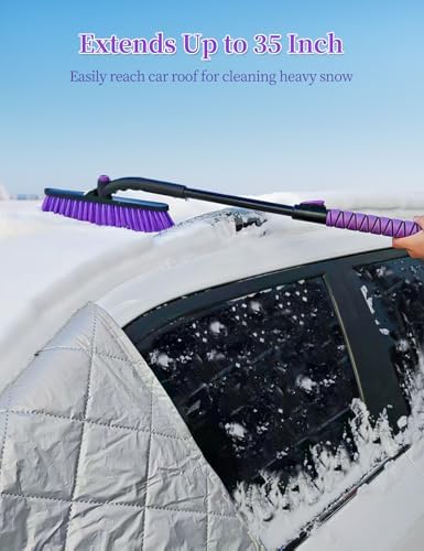 HEEYA Extendable Scraper Snow Brush - Image 4