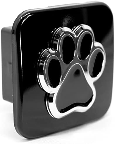 Bear Dog Paw Foot Hitch Cover Tube Plug Insert Fits 1.25" Receivers - Image 3