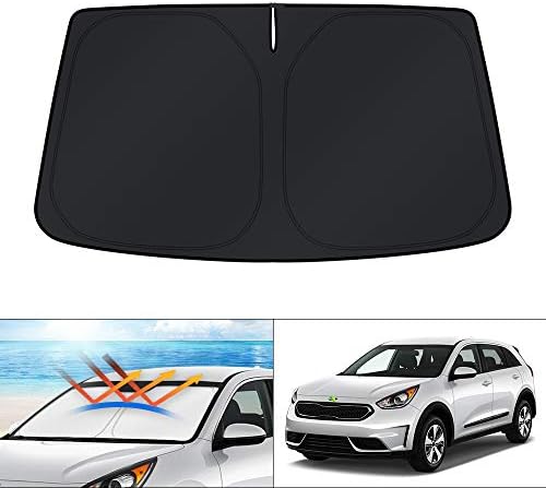 KUST Windshield Sun Shade for Kia NIRO 2017-2022 Accessories Sunshade Sun Visor by KUST