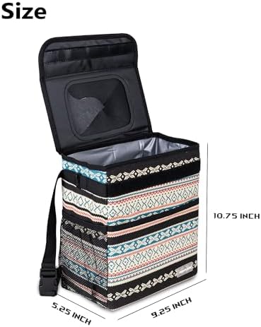 SIBOFUEGO Car Trash Can, Leak-Proof Liner, 2 Gallon - Image 2