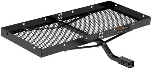 CURT 18110 48" x 20" Steel Tray Cargo Carrier, 1-1/4" Shank, 300 lb - Image 2