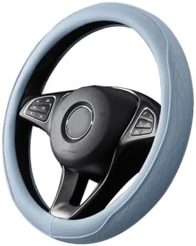 Zpana 14.5-15" Car Steering Wheel Cover, Breathable Soft Leather - Image 7