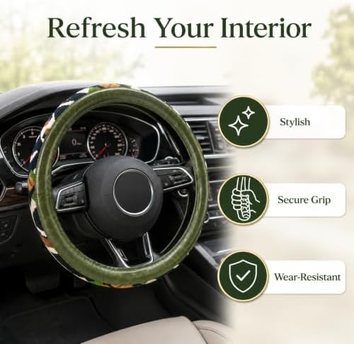 Universal 15inch Ethnic Style Baja Blanket Steering Wheel Cover - Image 6