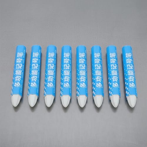 VALICLUD 8pcs White Tire Marking Crayon, Water Resistant Wax Marker - Image 3