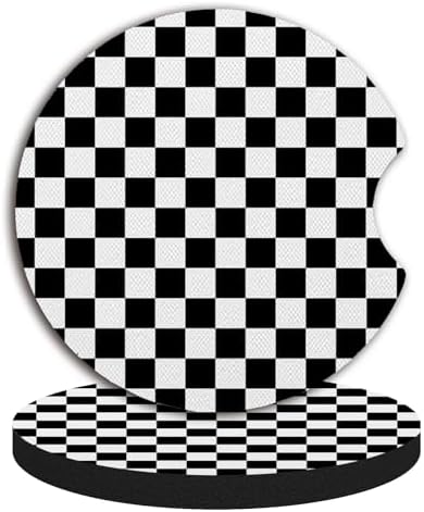 Cute Car Coasters for Cup Holders, 2 Pack Absorbent Universal Neoprene Car - Image 5