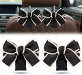 2 Pack Cute Bow Car Seat Headrest Hooks, Purse Hook by Unknown
