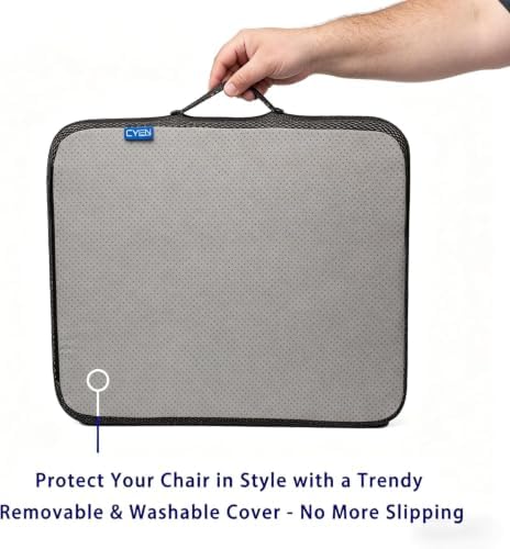 Ifoam Memory Foam Layer Wheelchair Cushion+Extra Waterproof Cover 24×24×4 - Image 5