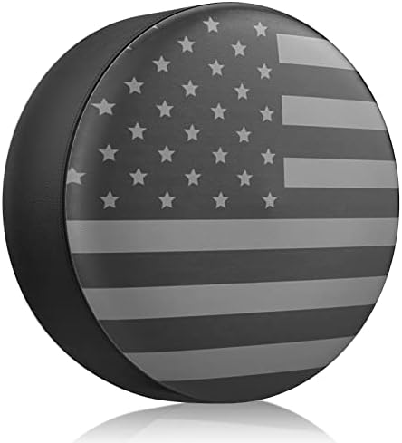 Spare Tire Cover for RV Trailer, Waterproof Leather Wheel Cover by DUDSOEHO