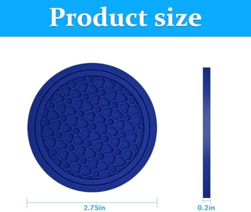 Mandark 2PCS 2.75 Inch Car Cup Holder Coasters - Image 2