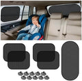 5PCS Car Window Sunshade with Suction Cup, Mesh Vehicle Side and Rear Window by Guilcam