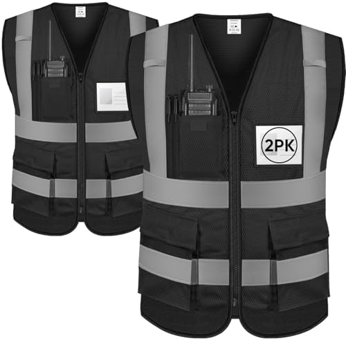 TICONN High Visibility Reflective Safety Vest by TICONN