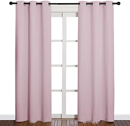 NICETOWN Baby Pink Blackout Curtains by NICETOWN