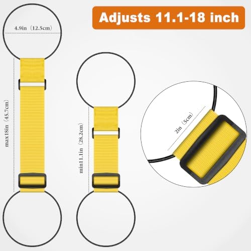 Mayski 4 Pack Adjustable Elastic Luggage Connector Straps - Image 5