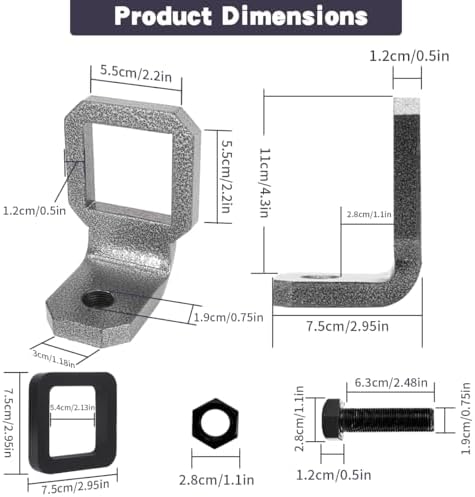 2" Anti Rattle Hitch Clamp - Image 6
