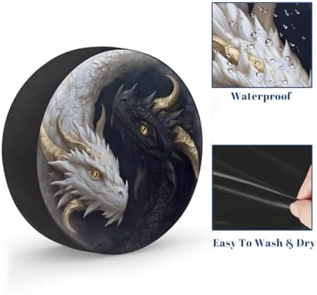 Dragon Spare Tire Cover Waterproof Dust-Proof Spare Wheel Covers - Image 4