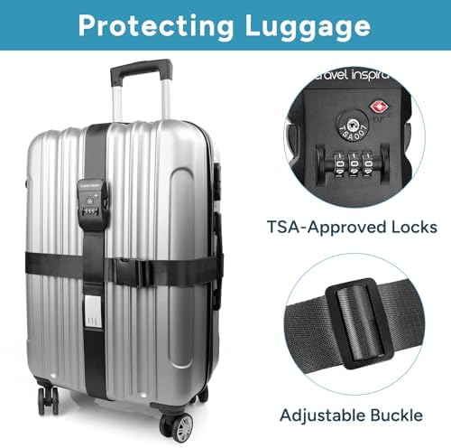 Travel Inspira Anti-Theft Suitcase Belt - Image 3