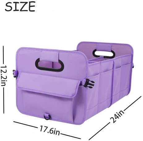 AOKJOY Car Trunk Organizer, Adjustable Straps, 600D Oxford Cloth Material - Image 4