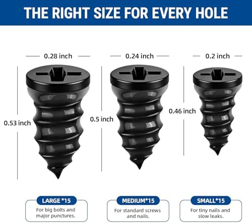 AUTOWN 47PCS Tire Repair Rubber Nail Kit - Image 4