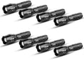 JARDLITE 8 Pack LED Emergency Handheld Flashlight, Adjustable Focus, Water by JARDLITE