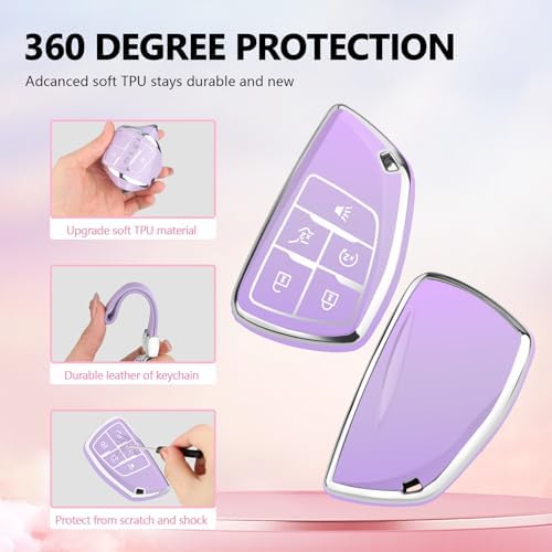 for Chevy Key Fob Cover, 5 Button TPU Protection Case - Image 4