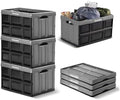 CleverMade Eco 62L Collapsible Storage Bin, 3 Pack by CleverMade