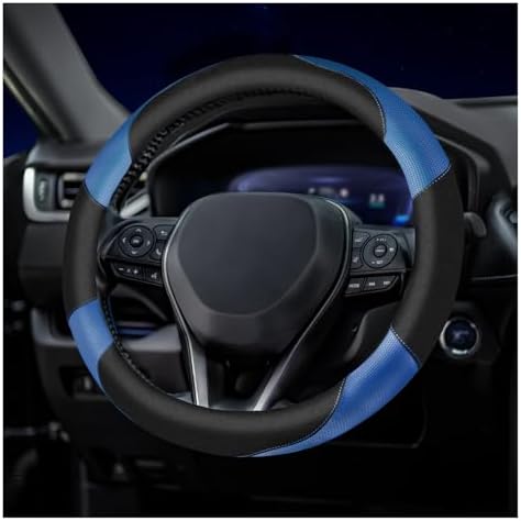 Soft Leather Steering Wheel Cover by ESALFAUTO
