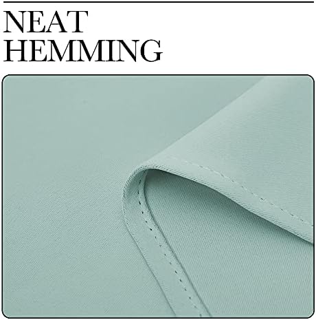 NICETOWN Aqua Blue Blackout Curtains - Image 7