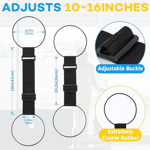 6 Pack Adjustable Multi Use Luggage Connector Straps - Image 2