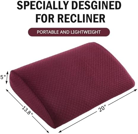 HOMBYS Lumbar Support Pillow for Recliner Chair, Memory Foam Back Support - Image 6