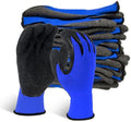 Evridwear Crinkle Latex Rubber Coated Safety Work Gloves by Evridwear