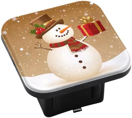 Swono Hitch Cover Snowman, Cute Christmas Snowman Gifts Box Winter Rubber 2 by Swono
