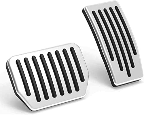 Topfit for Tesla Performance Pedal Pads Cover Foot Aluminum Non-Slip Pedals for by topfit