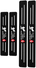 4PCS Car Door Sill Protector, Anti-Scratch Carbon Fiber Leather Door Step Edge by Woxaktn