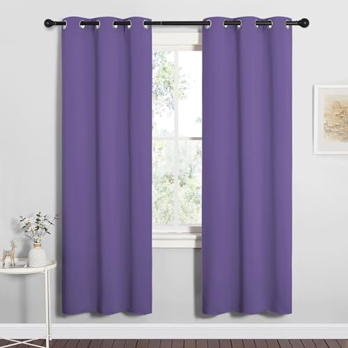 NICETOWN Bedroom Curtain Panels Blackout Draperies, Thermal Insulated Solid by NICETOWN