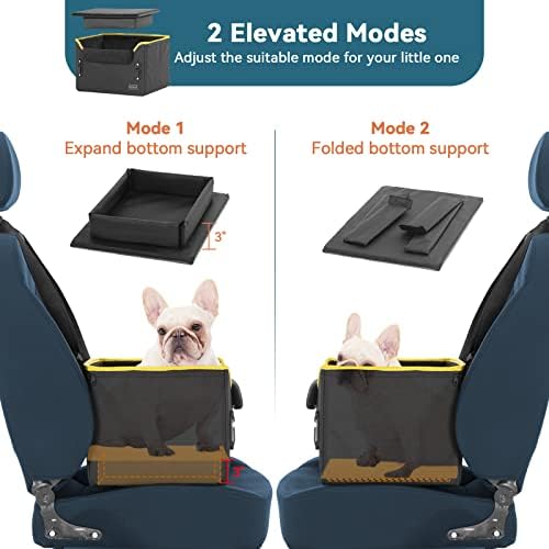 PETSFIT Small Dog Car Seat – Patented Safety Buckles – Safety Tether – Foldable - Image 5