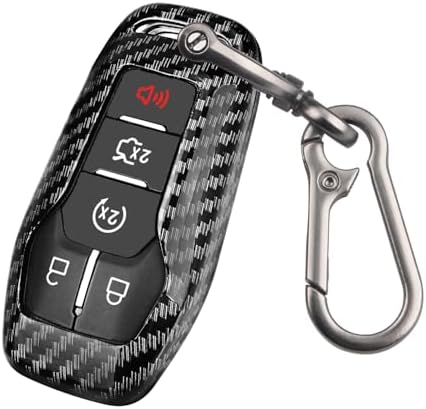 QBUC for Ford Key fob Cover, 4/5 Buttons Smart Key Protection by QBUC