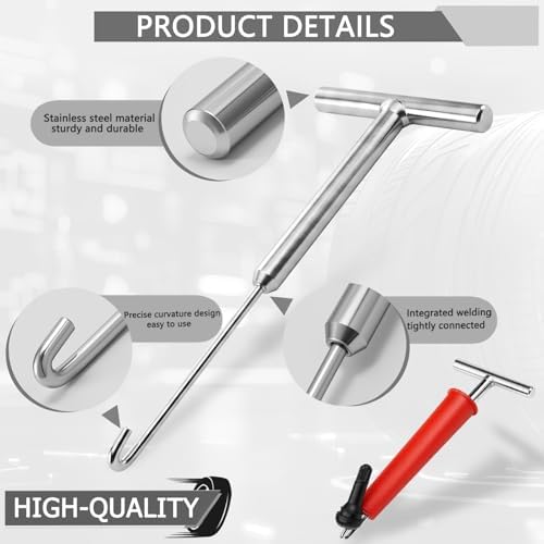 Heavy-Duty Metal Hook Valve Stem Tool Kit - Image 2