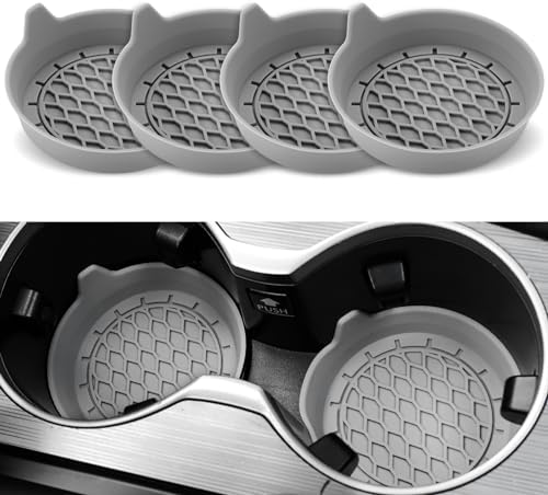 SINGARO Car Cup Holder Coaster, Silicone Cup Holder Insert, Universal Non-Slip by SINGARO