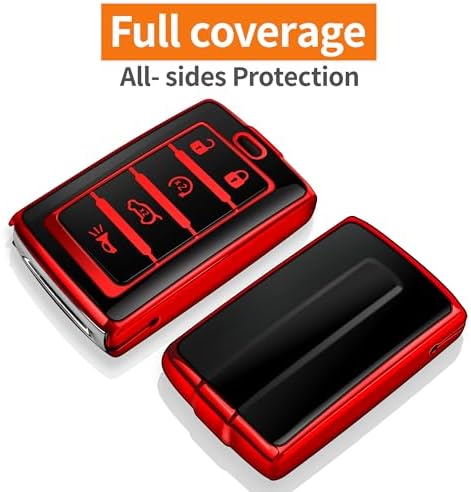 for Jeep Key Fob Cover with Keychain Soft Full Protection Key Shell Compatible - Image 3