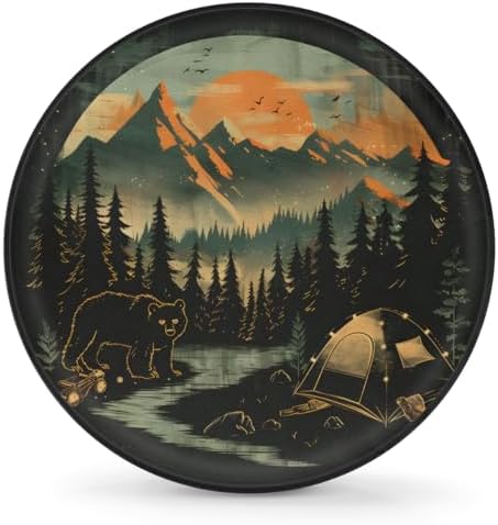 Bear Spare Tire Cover Waterproof Dust-Proof Spare Wheel Covers by Unknown