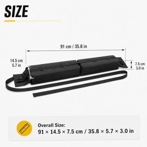 Kayak Roof Rack Pads for P&H Aries 155 2015-2026 - Image 2