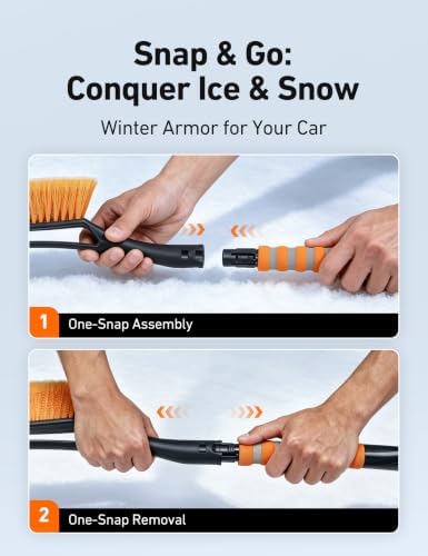 AstroAI 27" Snow Brush & Ice Scraper - Image 6