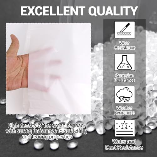 Wuyaoyao 4PCS Tire Covers, HDPE Plastic Tire Bags - Image 3