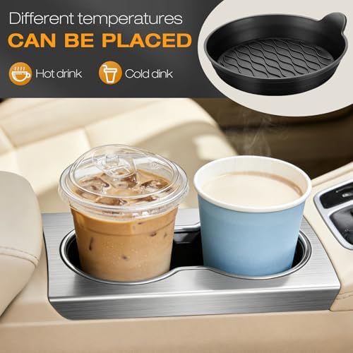 Car Coasters for Cup Holders, Universal Non-Slip Coasters Set of 4 Pack - Image 5